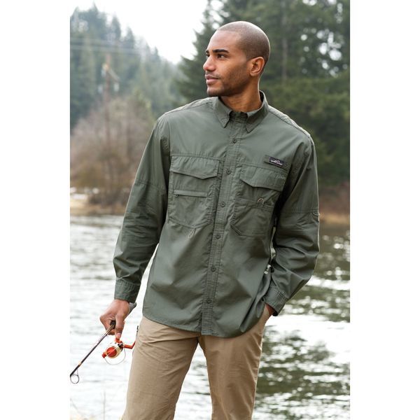 Eddie Bauer® Long Sleeve Men's Fishing Shirt