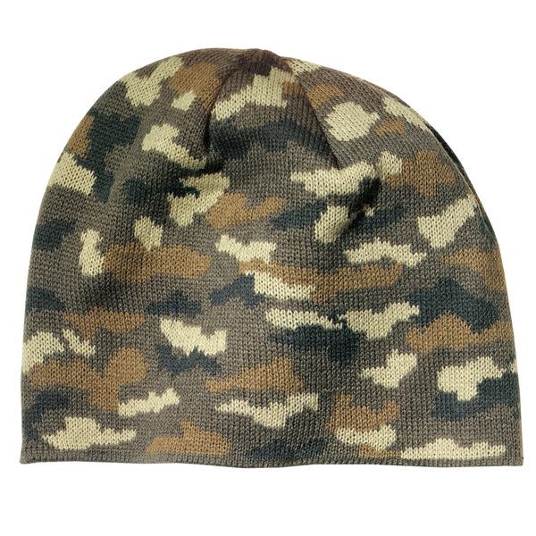 Port & Company® Camo Beanie Cap