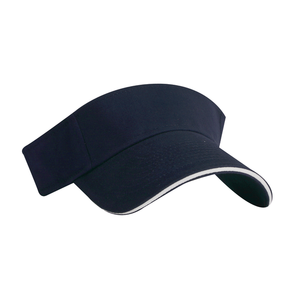 Brushed Cotton Twill Sandwich Visor