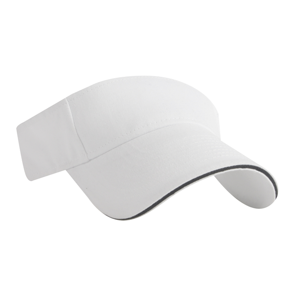Brushed Cotton Twill Sandwich Visor
