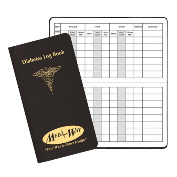 Diabetes Log Book Journal, 3-1/2" x 6-1/2"