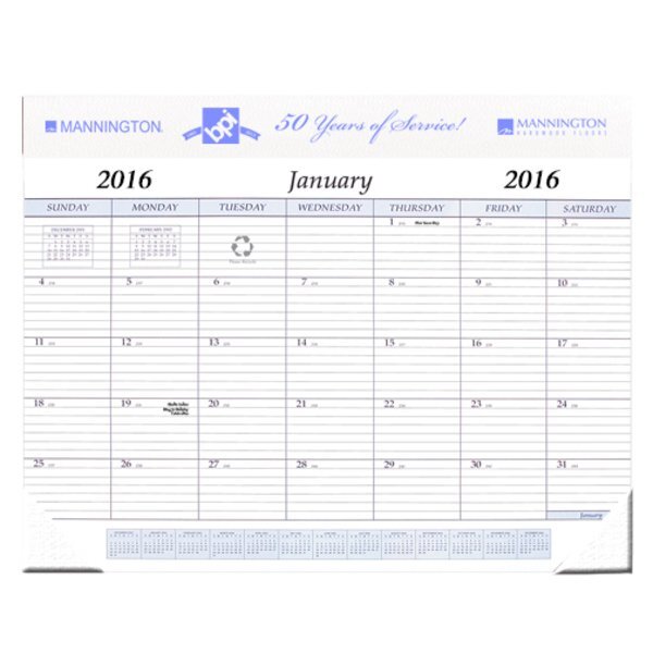 Desk Pad Calendar, 17" x 22"