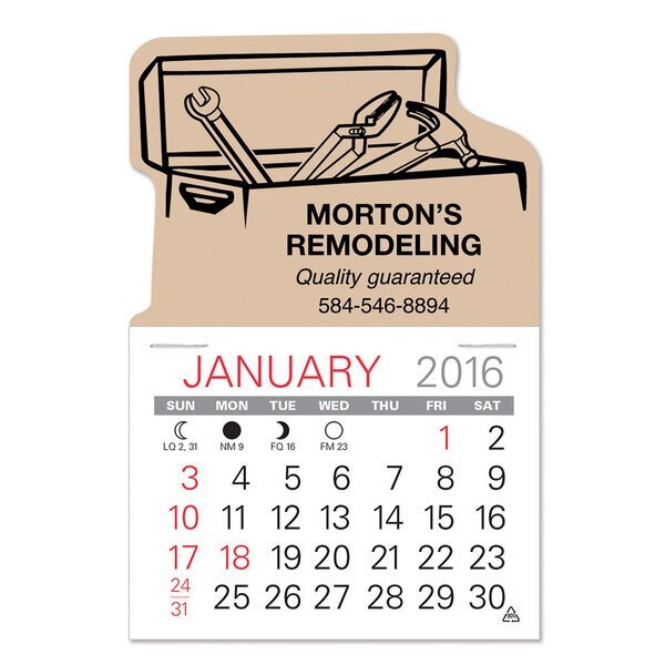 Tool Box Value Stick™ Calendar | Foremost Promotions
