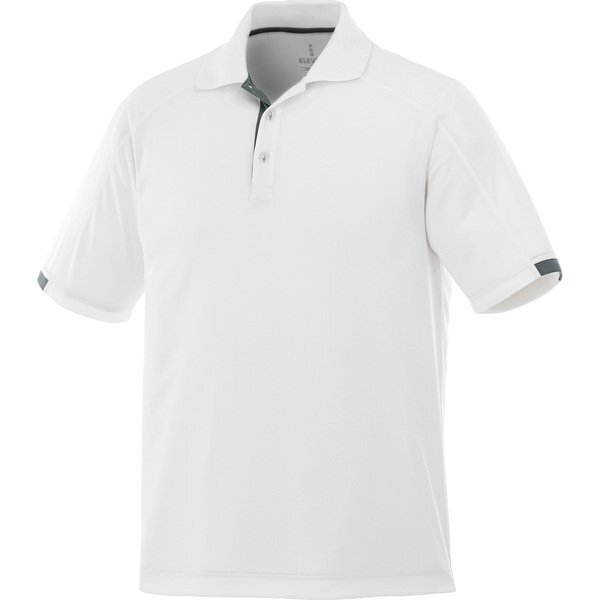 Kiso Men's Textured Knit Performance Polo