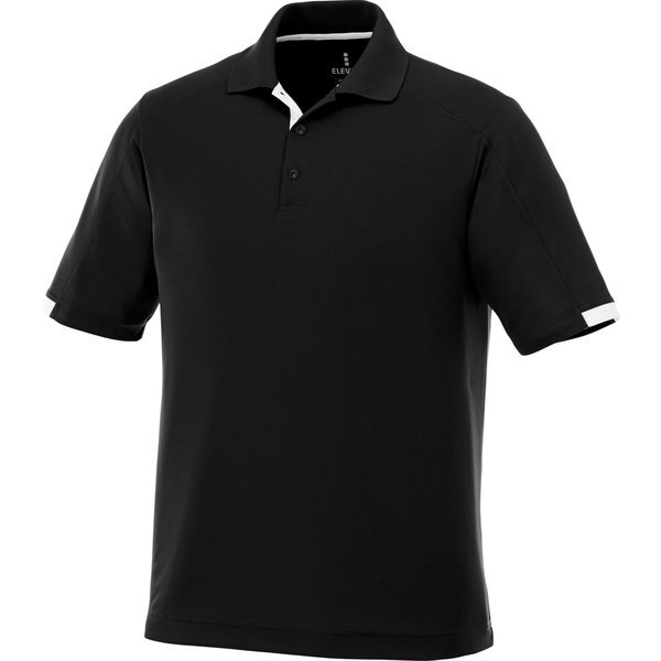 Kiso Men's Textured Knit Performance Polo