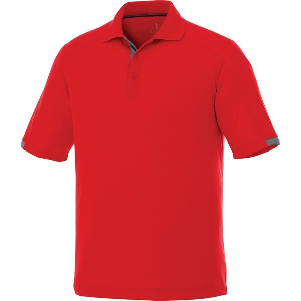 Kiso Men's Textured Knit Performance Polo