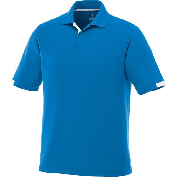 Kiso Men's Textured Knit Performance Polo
