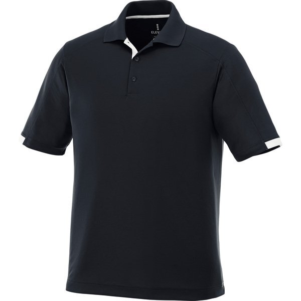 Kiso Men's Textured Knit Performance Polo