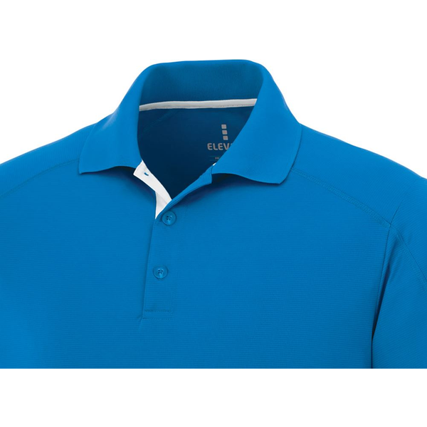 Kiso Men's Textured Knit Performance Polo