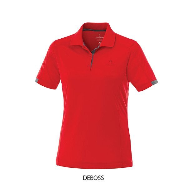 Kiso Ladies' Textured Knit Performance Polo