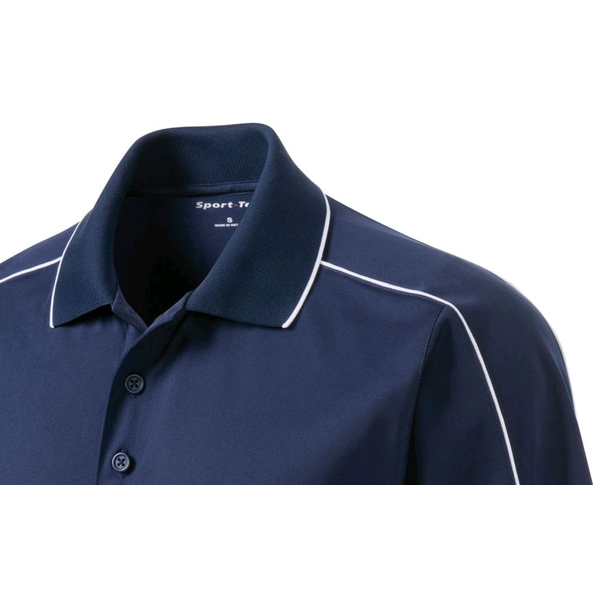 Sport-Tek® Micropique Sport-Wick® Piped Men's Performance Polo