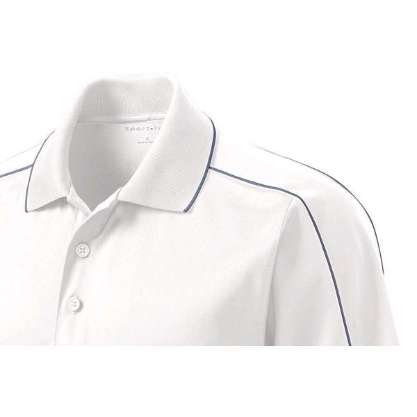 Sport-Tek® Micropique Sport-Wick® Piped Men's Performance Polo