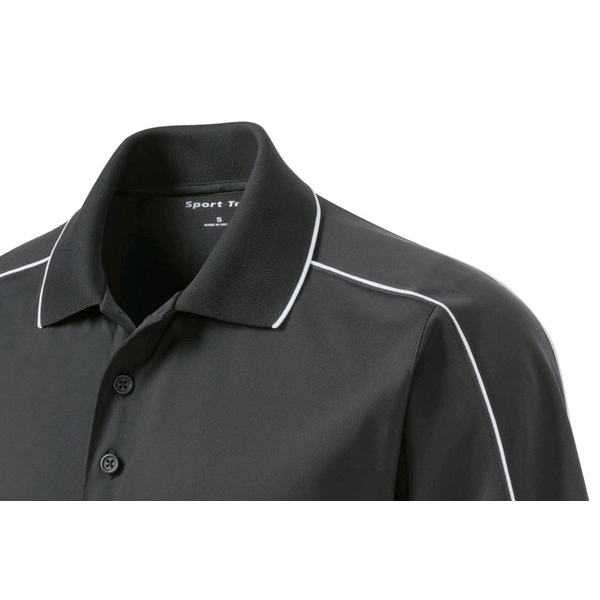 Sport-Tek® Micropique Sport-Wick® Piped Men's Performance Polo