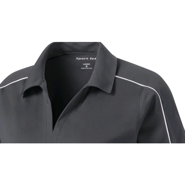 Sport-Tek® Micropique Sport-Wick® Piped Ladies' Performance Polo