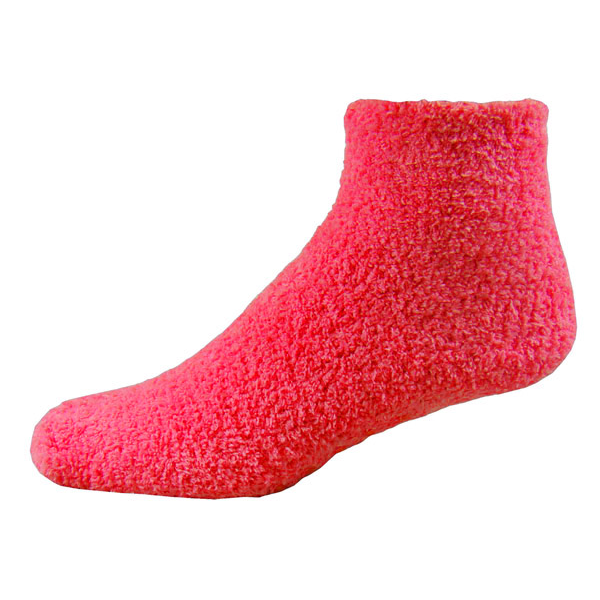 Fuzzy Feet Gripper Socks, Quarter Top