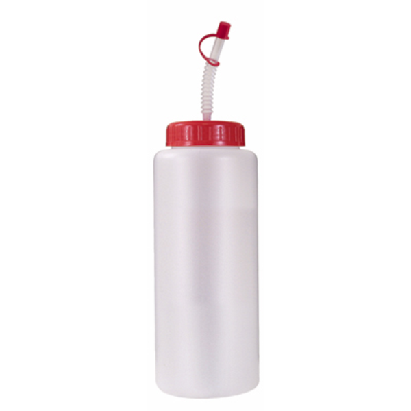 Grip Bottle with Flexible Straw, 32 oz., BPA Free