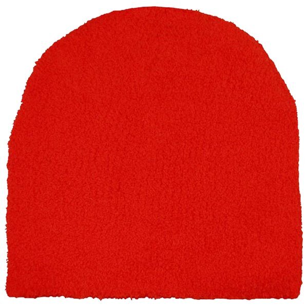Fuzzy Polyester Beanie Cap