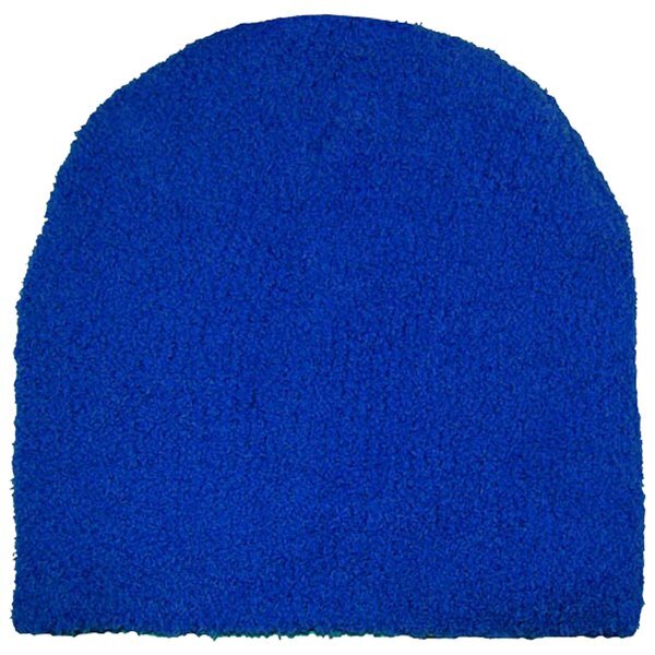 Fuzzy Polyester Beanie Cap