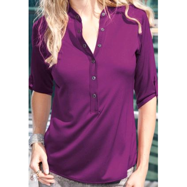 OGIO® Crush Ladies' Henley Style Performance Polo