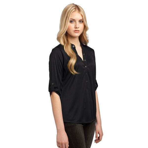 OGIO® Crush Ladies' Henley Style Performance Polo