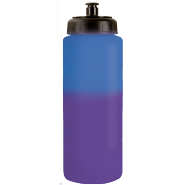 Mood Color Changing Bottle with Pull Cap, 32oz. w/ Full Color Imprint