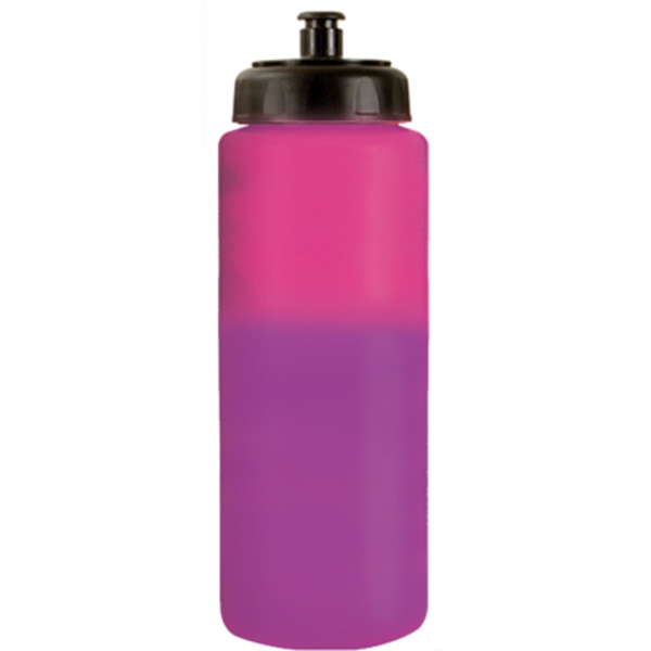 Mood Color Changing Bottle with Pull Cap, 32oz. w/ Full Color Imprint