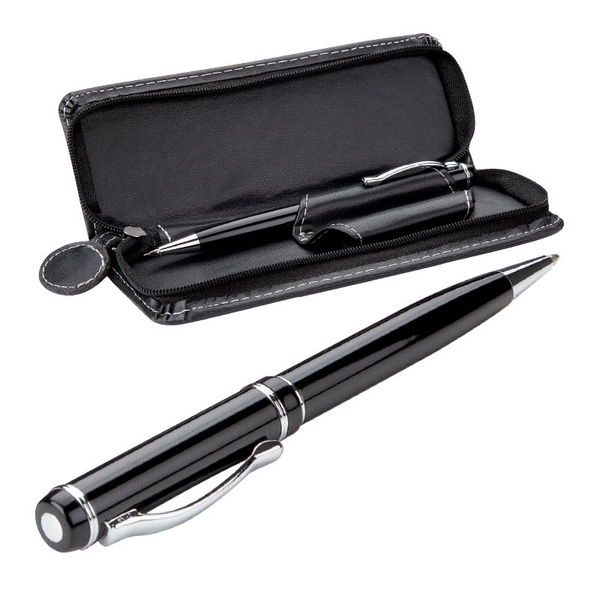 Twist-Action Ballpoint Pen & Pencil Set