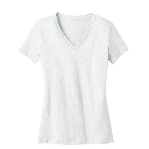 District Made® Perfect Weight® Ladies' V-Neck Tee