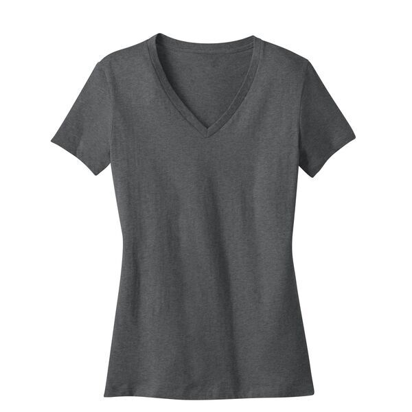 District Made® Perfect Weight® Ladies' V-Neck Tee