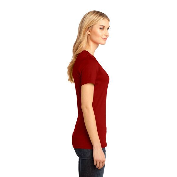 District Made® Perfect Weight® Ladies' V-Neck Tee