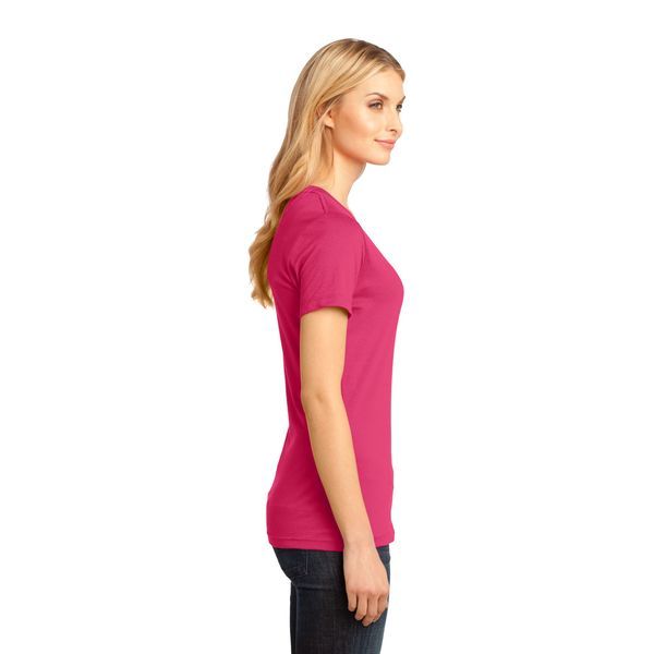District Made® Perfect Weight® Ladies' V-Neck Tee