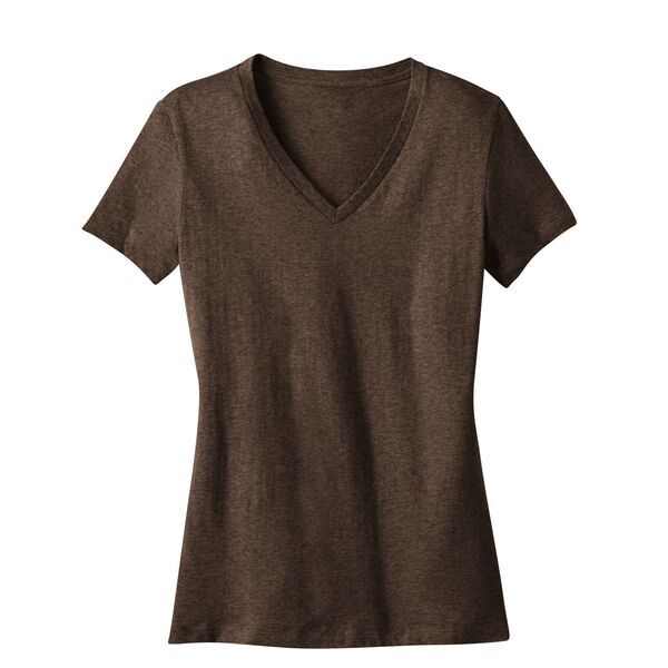 District Made® Perfect Weight® Ladies' V-Neck Tee