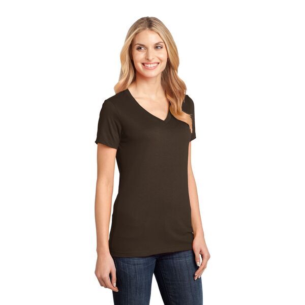 District Made® Perfect Weight® Ladies' V-Neck Tee
