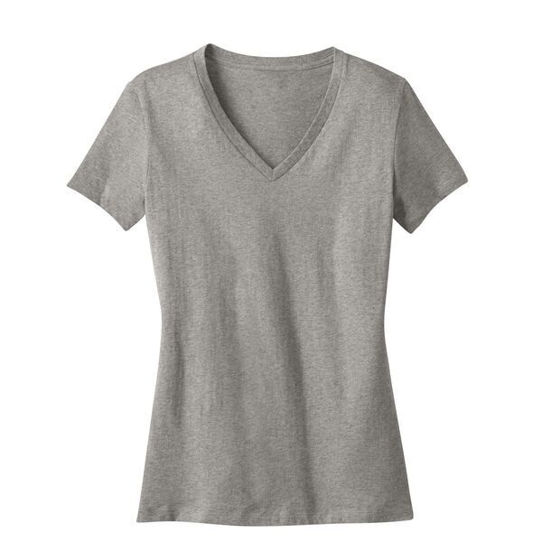District Made® Perfect Weight® Ladies' V-Neck Tee