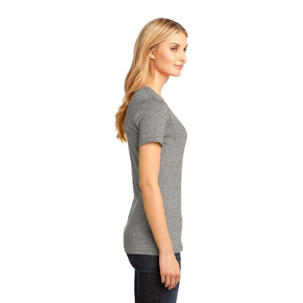 District Made® Perfect Weight® Ladies' V-Neck Tee