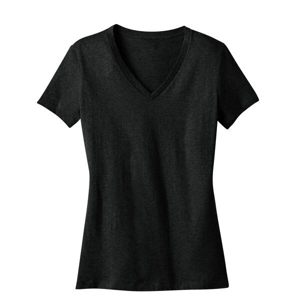 District Made® Perfect Weight® Ladies' V-Neck Tee