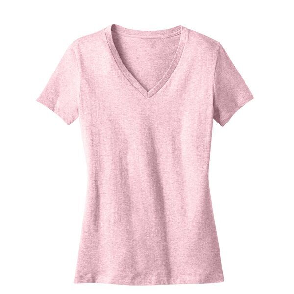 District Made® Perfect Weight® Ladies' V-Neck Tee