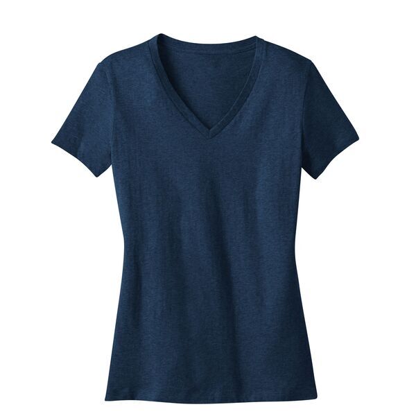 District Made® Perfect Weight® Ladies' V-Neck Tee
