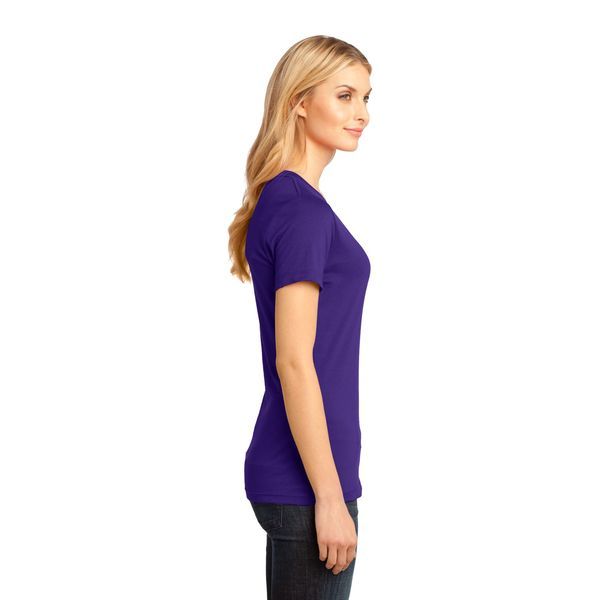 District Made® Perfect Weight® Ladies' V-Neck Tee
