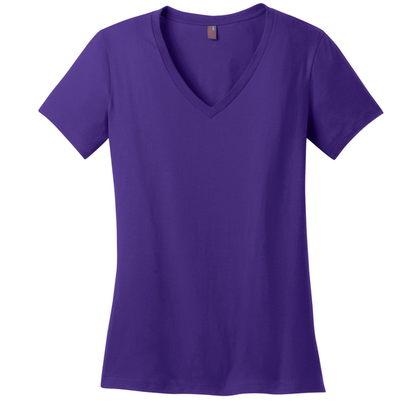 District Made® Perfect Weight® Ladies' V-Neck Tee