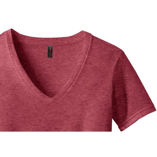 District Made® Perfect Blend® Ladies' V-Neck Tee