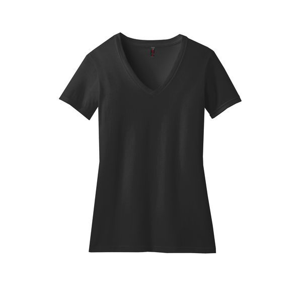 District Made® Perfect Blend® Ladies' V-Neck Tee