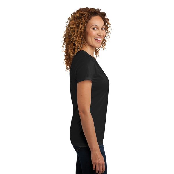 District Made® Perfect Blend® Ladies' V-Neck Tee
