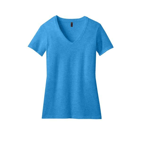 District Made® Perfect Blend® Ladies' V-Neck Tee