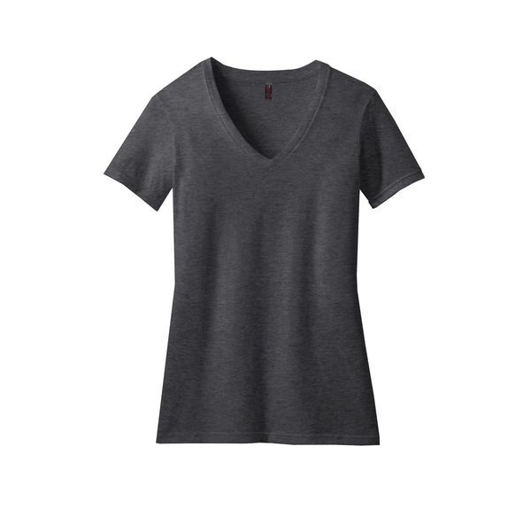 District Made® Perfect Blend® Ladies' V-Neck Tee