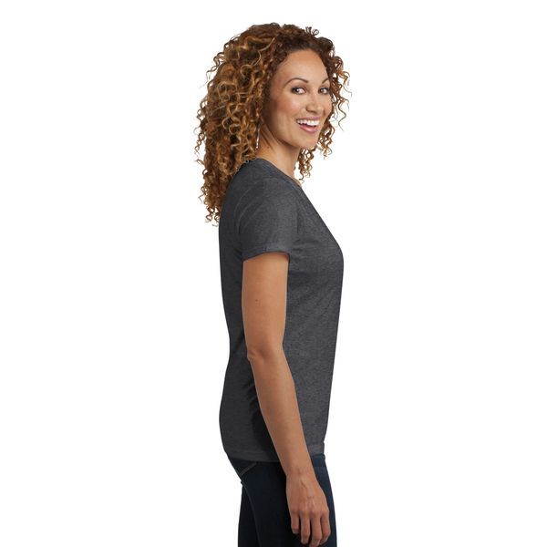 District Made® Perfect Blend® Ladies' V-Neck Tee