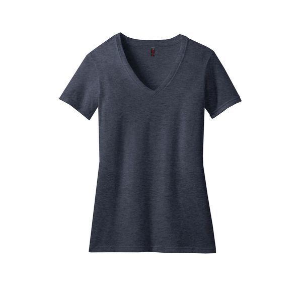 District Made® Perfect Blend® Ladies' V-Neck Tee