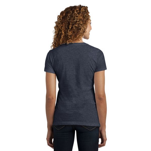 District Made® Perfect Blend® Ladies' V-Neck Tee