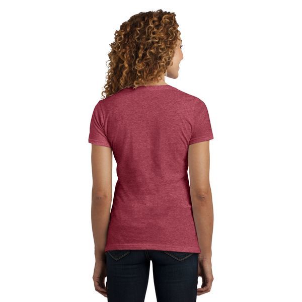 District Made® Perfect Blend® Ladies' V-Neck Tee