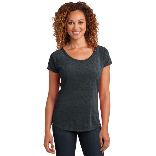 District Made® Tri-Blend Ladies' Scoop Tee | Promotions Now